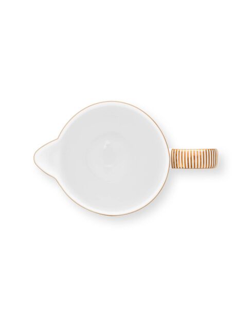 Pot à crème en Porcelaine Royal Winter White  blanc - 7.4x12.3x8.4 cm