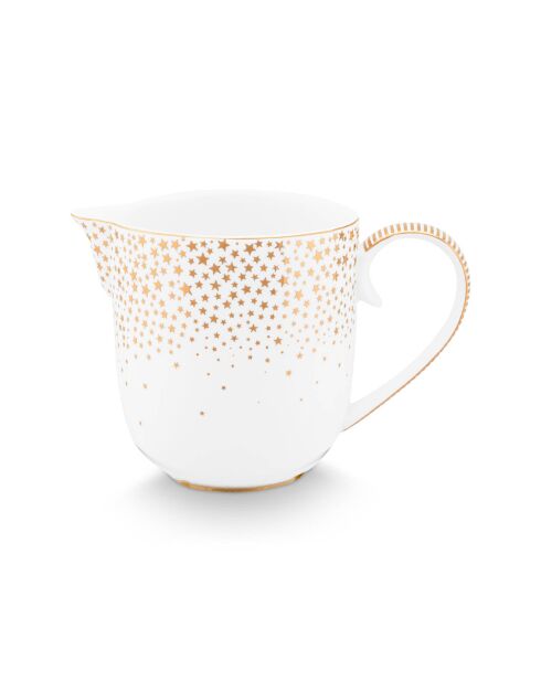 Tarro de crema de porcelana blanca Royal Winter, color blanco, 7,4 x 12,3 x 8,4 cm