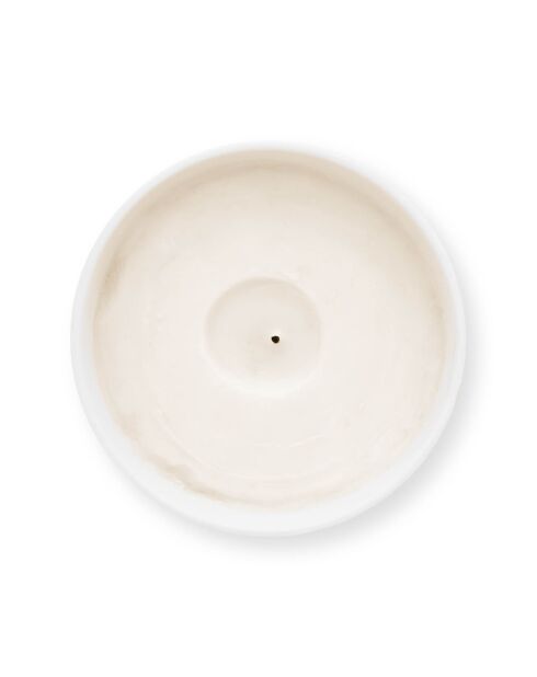 Royal Winter White porseleinen kaarsendoos wit - 11,7x11,7x9,6 cm