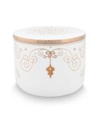 Candle Box en Porcelaine Royal Winter White  blanc - 11.7x11.7x9.6 cm