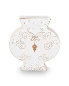 Vase plat en Porcelaine  Royal Winter White blanc - 4.5x15.5x16.5 cm