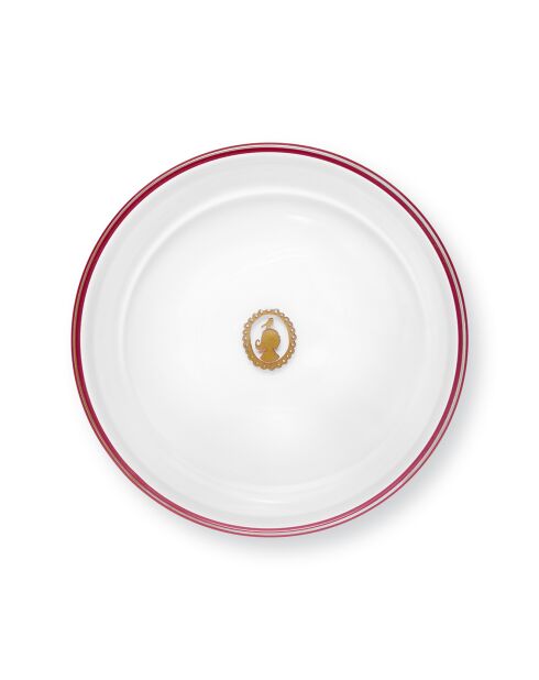 6 Verres longdrink Pip Chique  roses - 7x7x11.5 cm