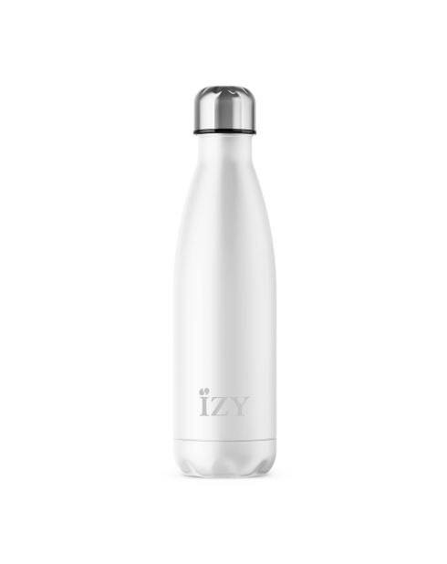 Originele geïsoleerde fles wit - 7x7x27 cm