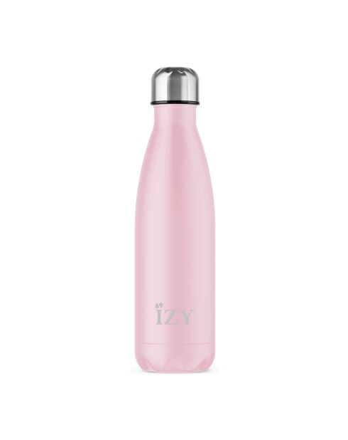 Roze originele isothermische fles - 7x7x27 cm