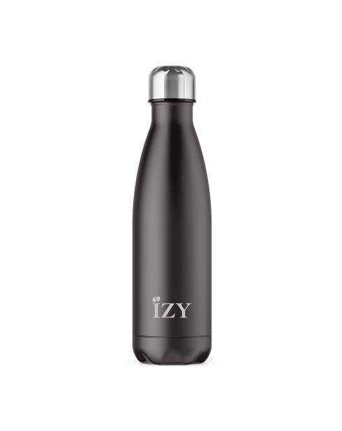 Originele zwarte isothermische fles - 7x7x27 cm