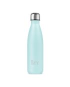 Originele blauwe isothermische fles - 7x7x27 cm