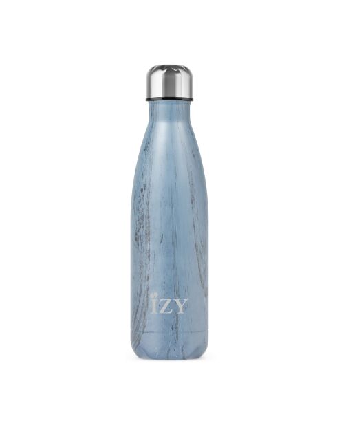 Originele blauwe isothermische fles - 7x7x27 cm