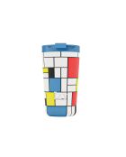 Mug Isotherme Artiste blanc - 8.5x8.5x20 cm