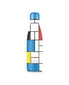 Bouteille Isotherme Artiste  blanche - 7x7x27 cm