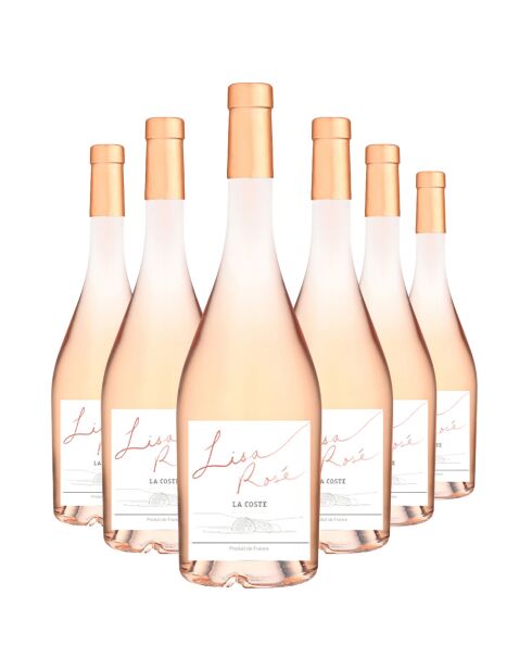 6 Lisa Rosé 2024 Sélection La Coste 6x75cl