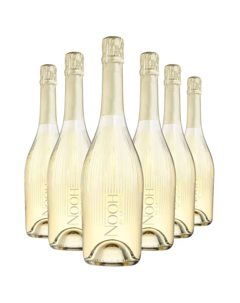 6 Nooh by La Coste Blanc Effervescent 6x75cl