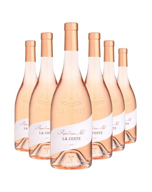 6 Côteaux d'Aix en Provence Rosé d'une Nuit 2024 Sélection La Coste 6x75cl