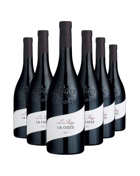 6 Côteaux d'Aix en Provence Le Rouge 2022 Sélection La Coste 6x75cl