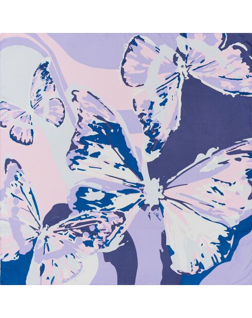 Foulard Aurora lilas - 13x130 cm