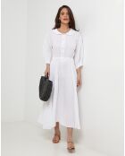 Robe 100% Lin Shana blanche
