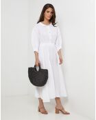 Robe 100% Lin Shana blanche