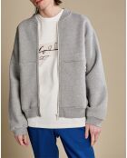 Bomber oversize Machine gris