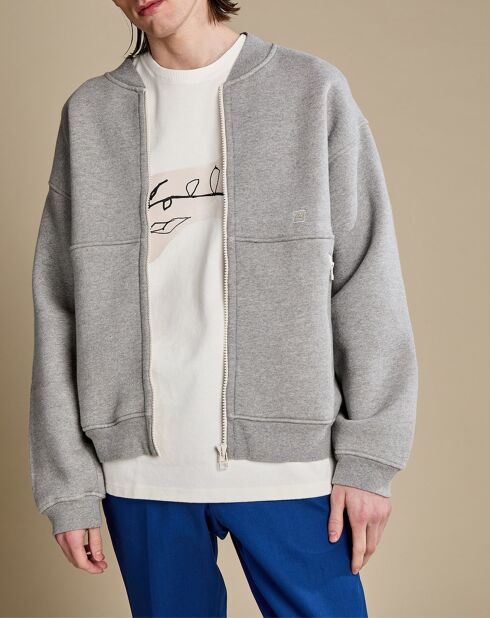 Bomber oversize Machine gris