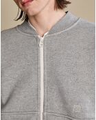 Bomber oversize Machine gris
