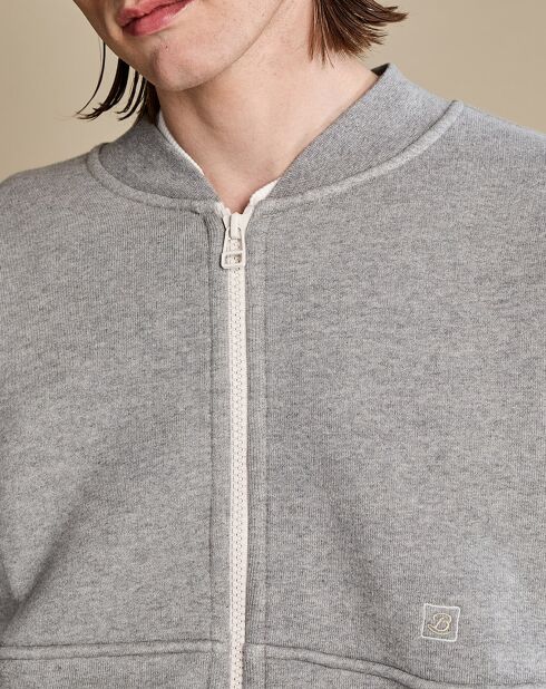 Bomber oversize Machine gris