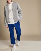 Bomber oversize Machine gris