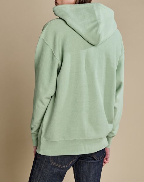 Sweat à capuche 100% Coton Bio Fredo basil