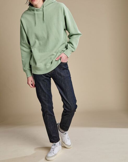 Sweat à capuche 100% Coton Bio Fredo basil