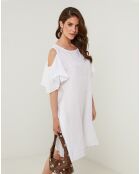 Robe 100% Lin Meline blanche