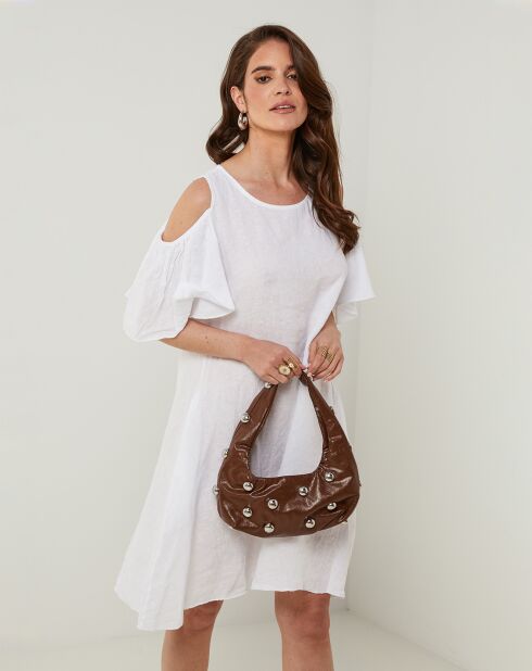 Robe 100% Lin Meline blanche