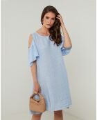 Robe 100% Lin Meline ciel