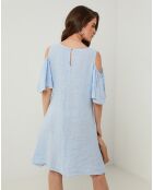 Robe 100% Lin Meline ciel