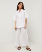 Chemise 100% Lin Tessa blanche