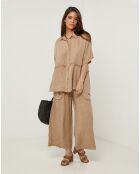 Chemise 100% Lin Tessa camel
