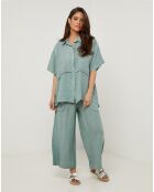 Chemise 100% Lin Tessa verte