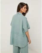Chemise 100% Lin Tessa verte
