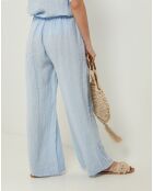 Pantalon 100% Lin Uma ciel