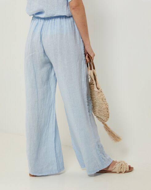 Pantalon 100% Lin Uma ciel