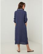 Robe 100% Lin Tilila marine
