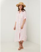 Robe 100% Lin Tilila rose