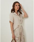 Chemise 100% Lin Adeline beige