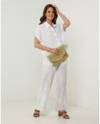 Chemise 100% Lin Adeline blanche