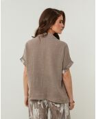 Chemise 100% Lin Adeline taupe