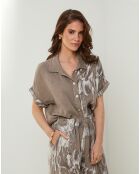 Chemise 100% Lin Adeline taupe