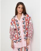 Chemise 100% Lin Daria rose