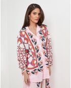 Chemise 100% Lin Daria rose