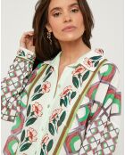 Chemise 100% Lin Daria verte
