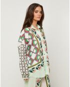 Chemise 100% Lin Daria verte