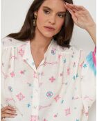 Chemise 100% Lin Benedicte rose