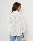 Chemise 100% Lin Benedicte verte