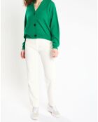 Cardigan en Laine & Cachemire Tabiola vert